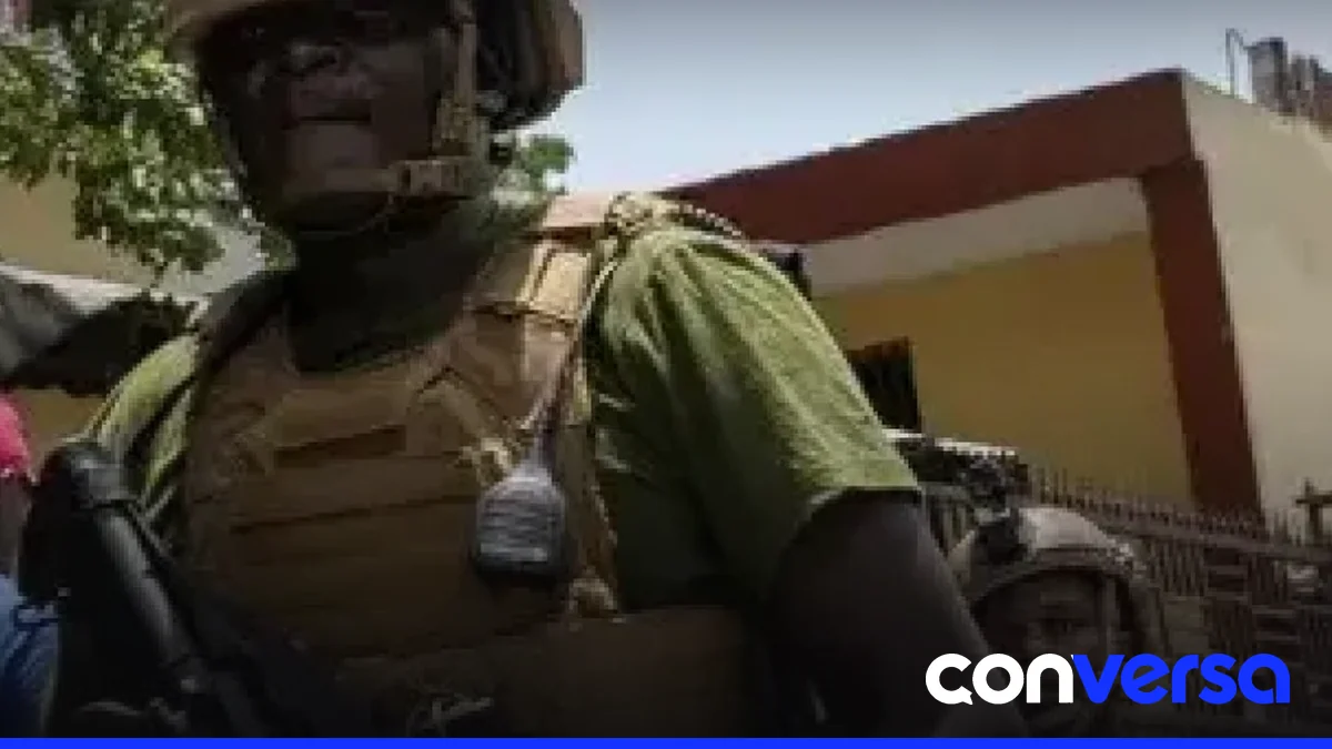 Militares salvadoreños en misión en Haití.
