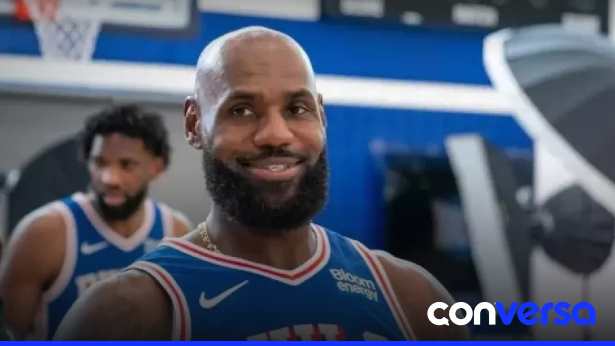 LeBron James durante un partido con los Lakers.