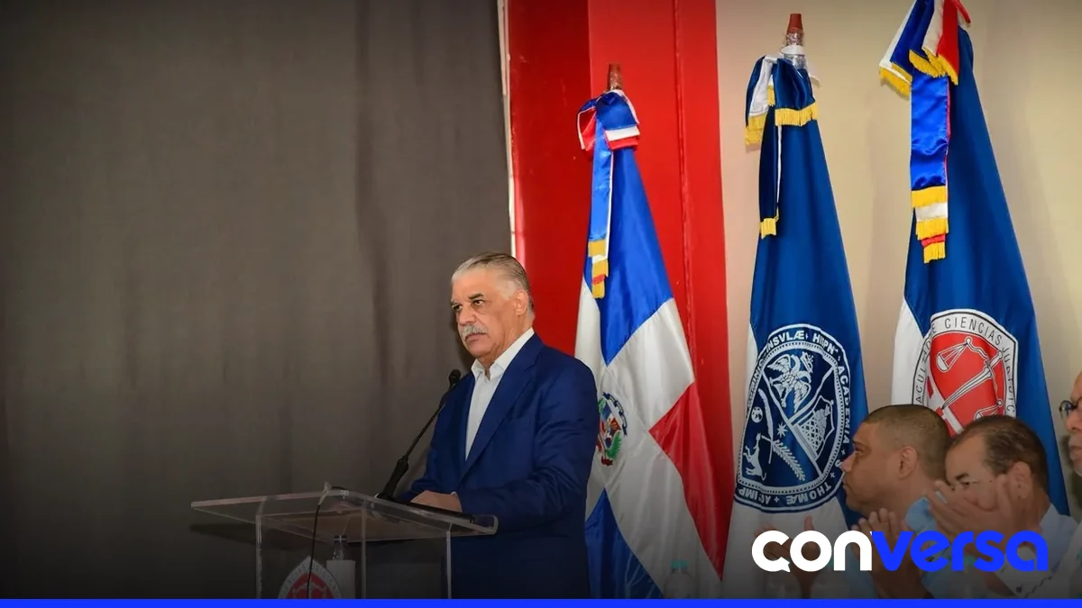 Miguel Vargas Maldonado, presidente del PRD, habla sobre la crisis haitiana en una publicación en sus redes sociales.