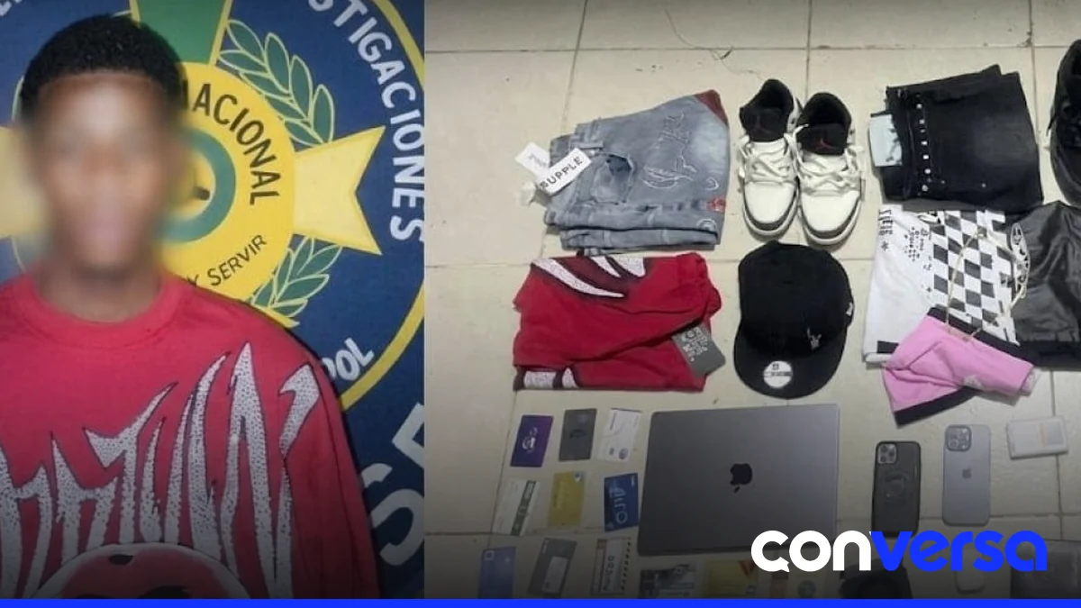 Policía detiene a hombre con artículos robados en Balaguer