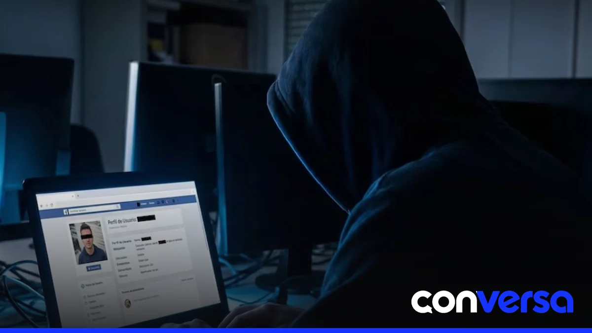 Usuario compartiendo una fotografía en redes sociales.