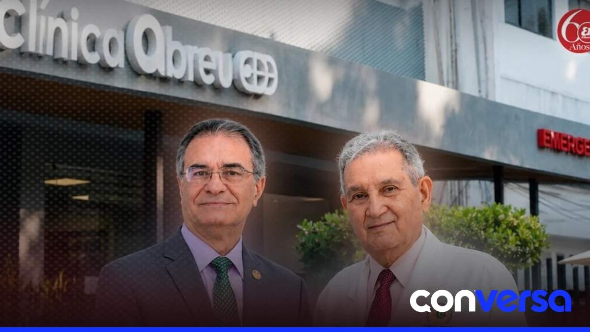 Imagen de la Clínica Abreu donde fue ingresado el presidente del TSE.
