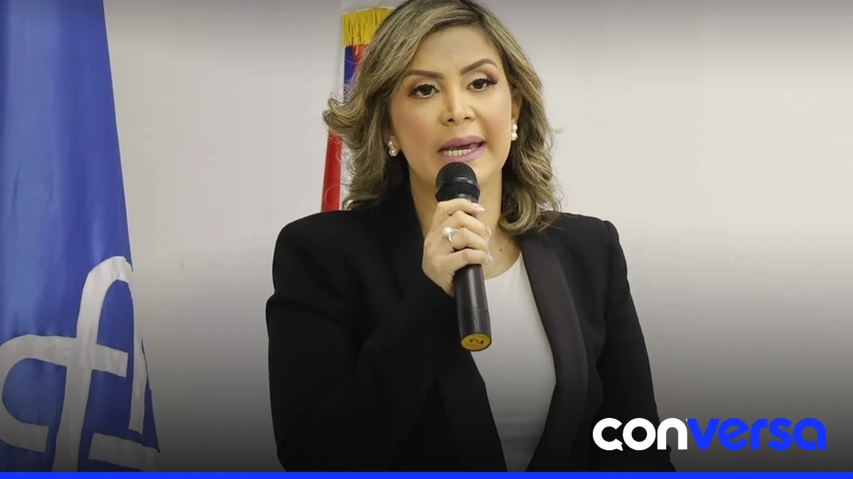Fiscal del Distrito Nacional, Rosalba Ramos, habla sobre el caso Jet Set durante una actividad en el hotel El Embajador.