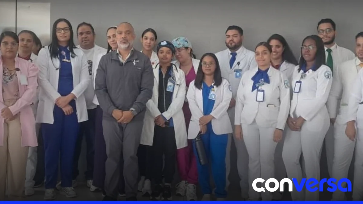 Médicos en un hospital de La Altagracia durante el paro nacional.