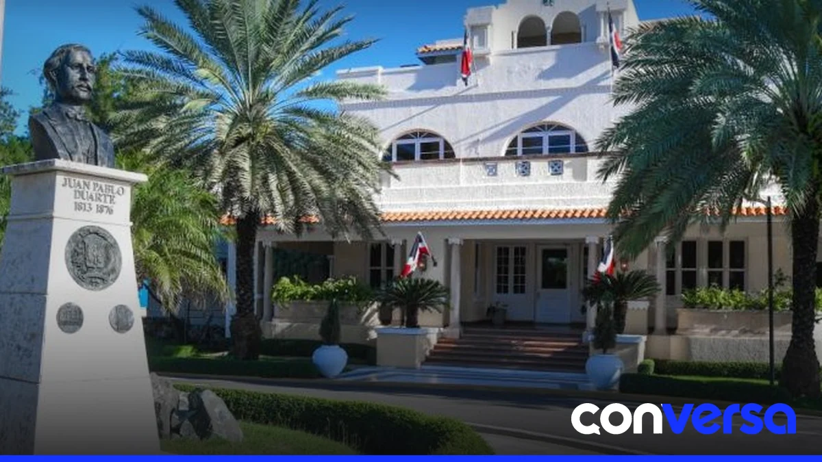 Imagen del Consulado General de la República Dominicana en Caracas, reabierto en octubre de 2025.