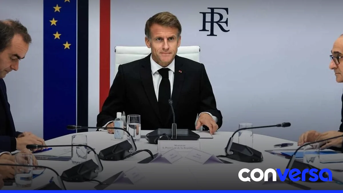 Manifestantes en una de las ciudades francesas afectadas por los disturbios.