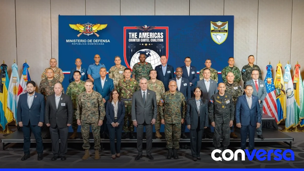 Autoridades de defensa y seguridad de República Dominicana y Estados Unidos participan en la conferencia hemisférica contra el narcoterrorismo.