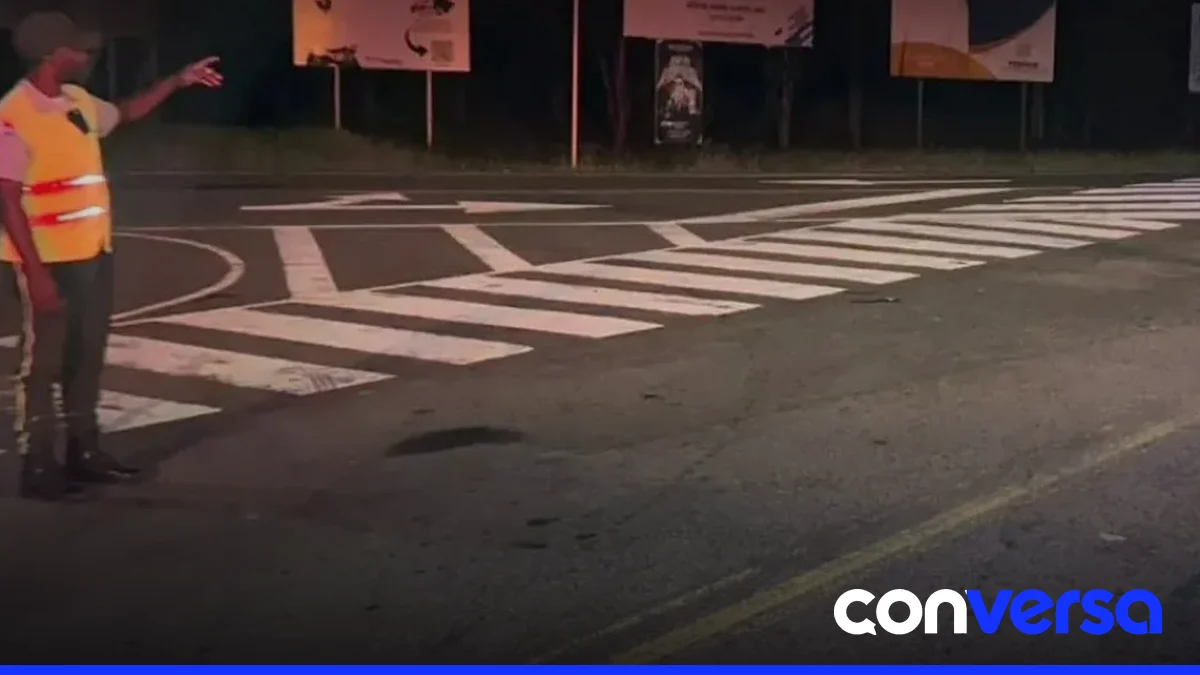 Vista de la Autopista del Nordeste Juan Pablo II con el tránsito reanudado.