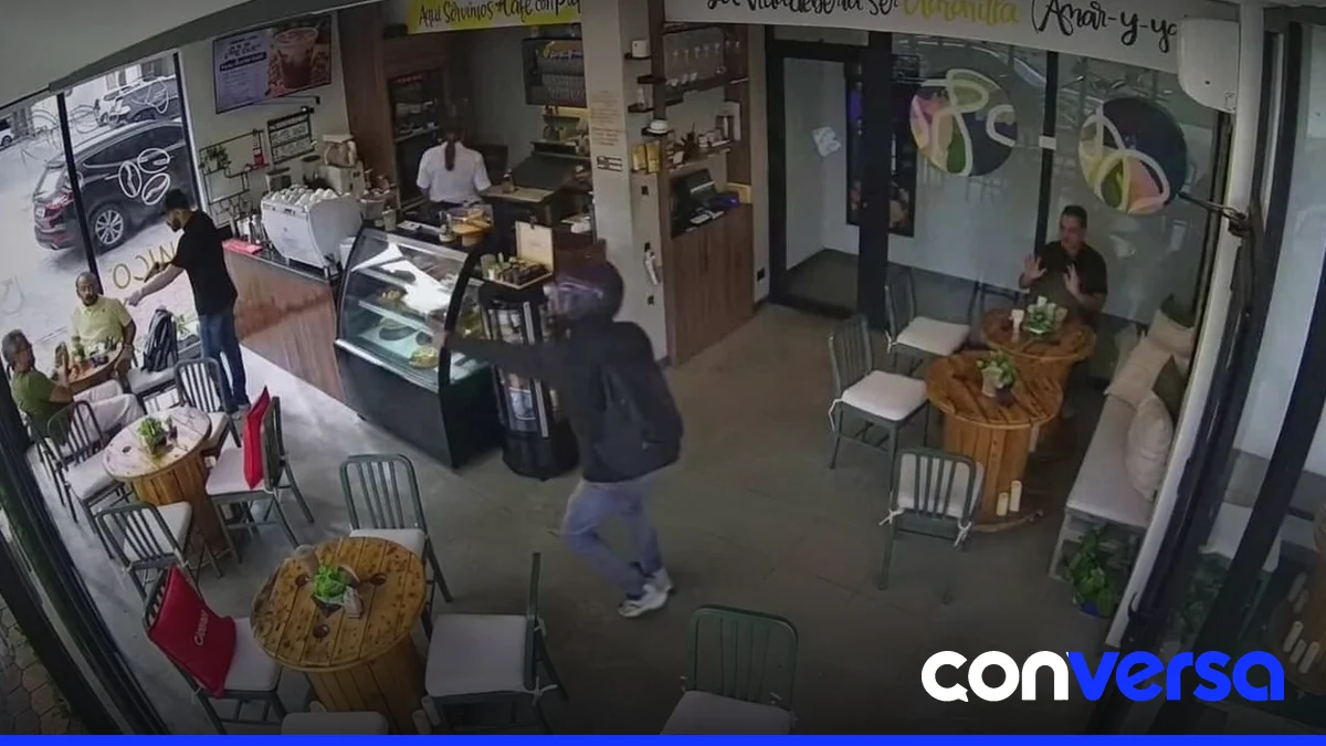 Imagen de la cafetería El Atelier de Nico en el sector Naco, Distrito Nacional.
