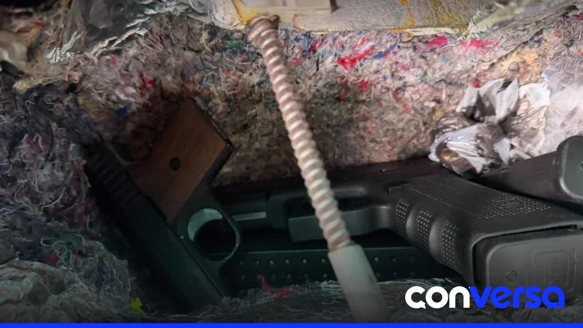 Autoridades detuvieron a un hombre en una camioneta durante un operativo en la autopista Duarte.