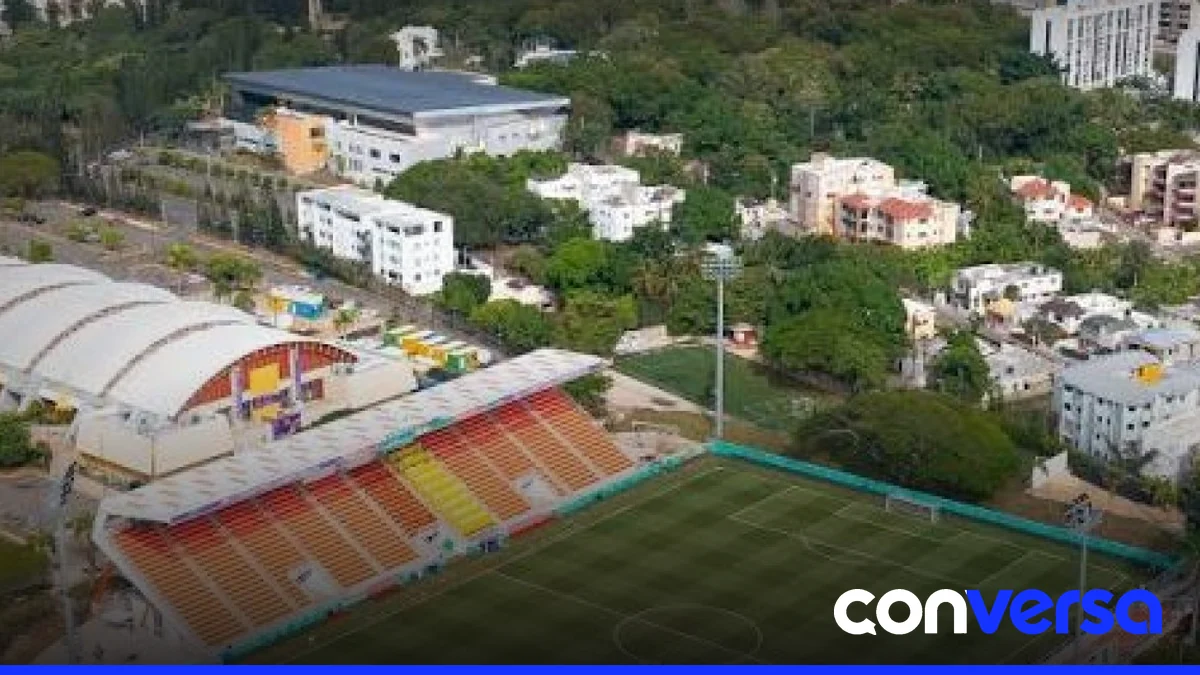 Imagen del estadio Cibao FC en Santiago de los Caballeros.