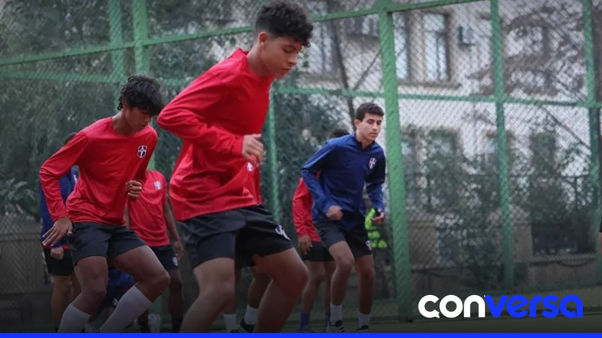 Selección dominicana en entrenamiento en Bakú, Azerbaiyán, para la Copa Mundial y Festival Sub-15 de la FIFA 2026.