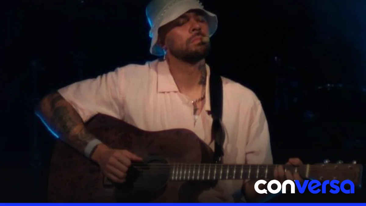 Jesse Huerta en un concierto reciente con el dúo Jesse y Joy.