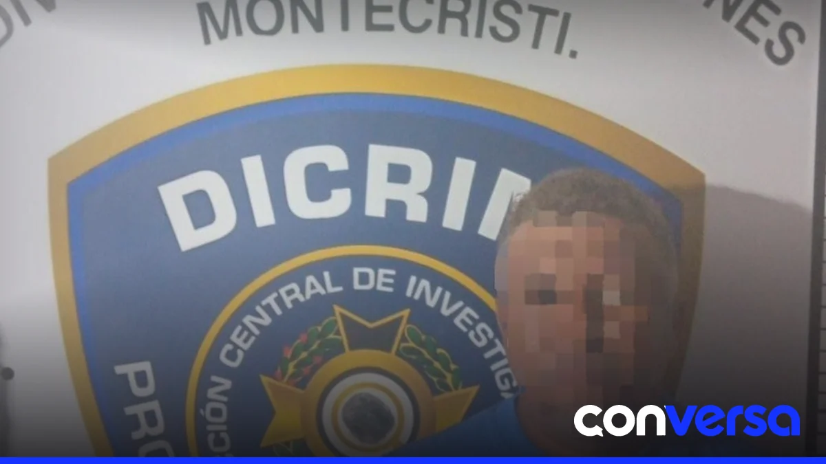 Foto de archivo de una unidad policial en Montecristi.