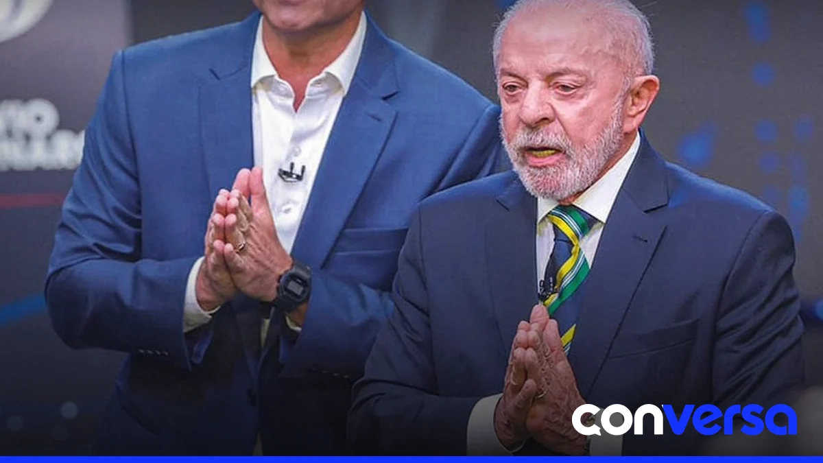 Candidatos brasileños Flávio Bolsonaro y Luiz Inácio Lula da Silva en una campaña electoral.