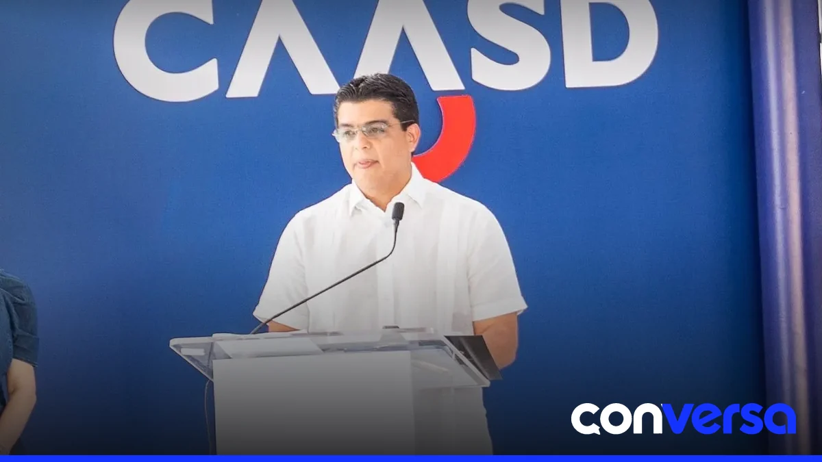 Foto de la entrega de la obra de saneamiento en la cañada El Indio.