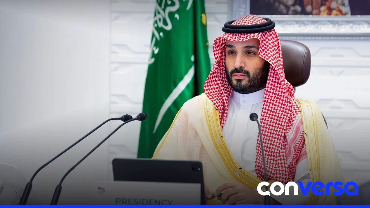 Imagen de un aeropuerto saudí bajo bombardeo durante el conflicto con los hutíes.
