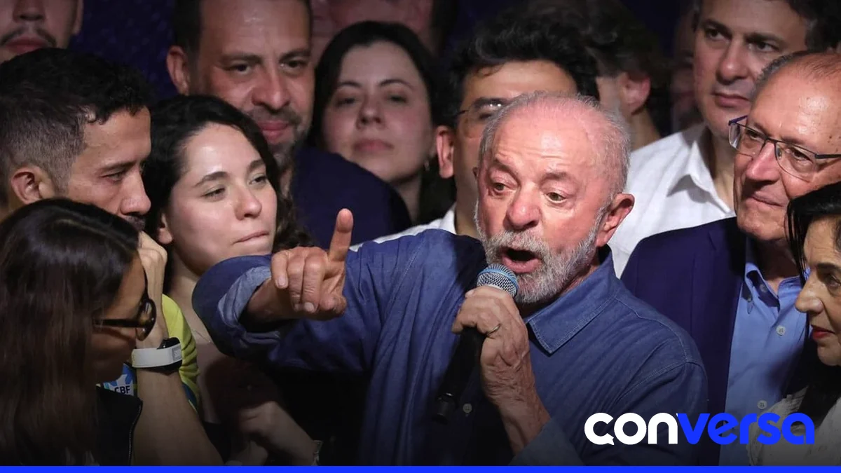 Presidente Luiz Inácio Lula da Silva durante una ceremonia de toma de posesión en Brasilia.