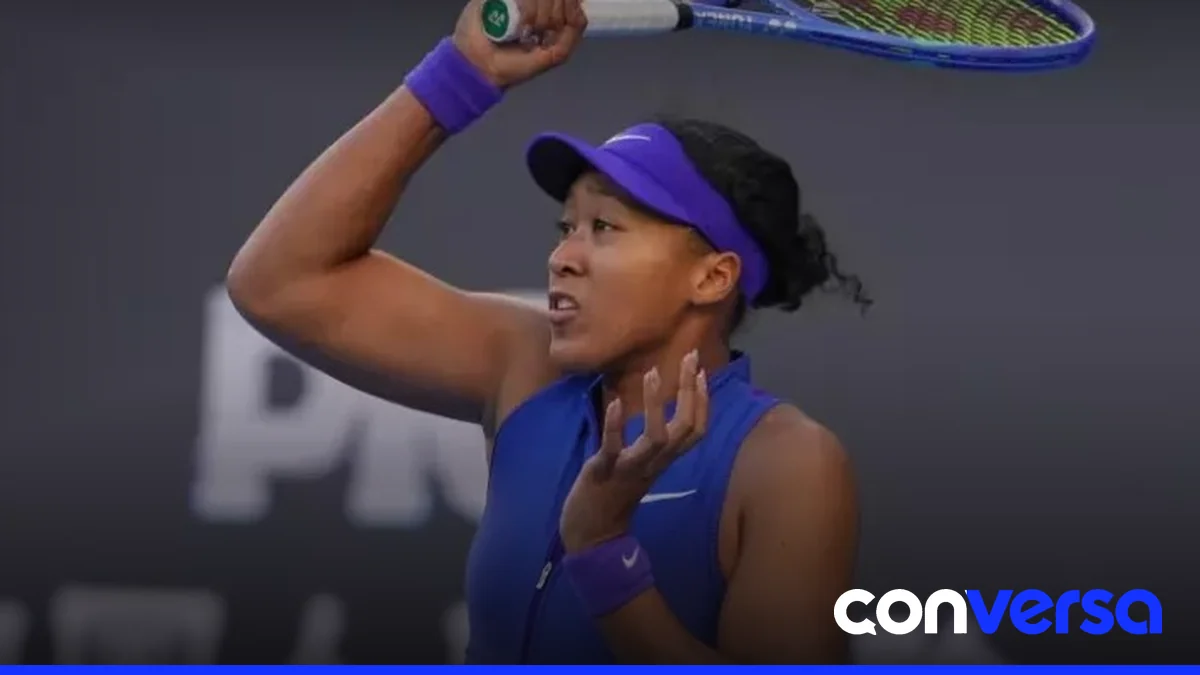 Naomi Osaka en acción durante el Abierto Pan Pacific en Tokio.
