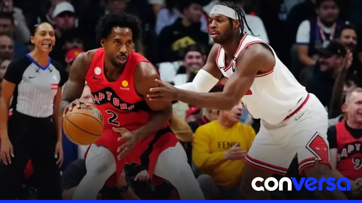 Kawhi Leonard durante un partido con los Toronto Raptors.