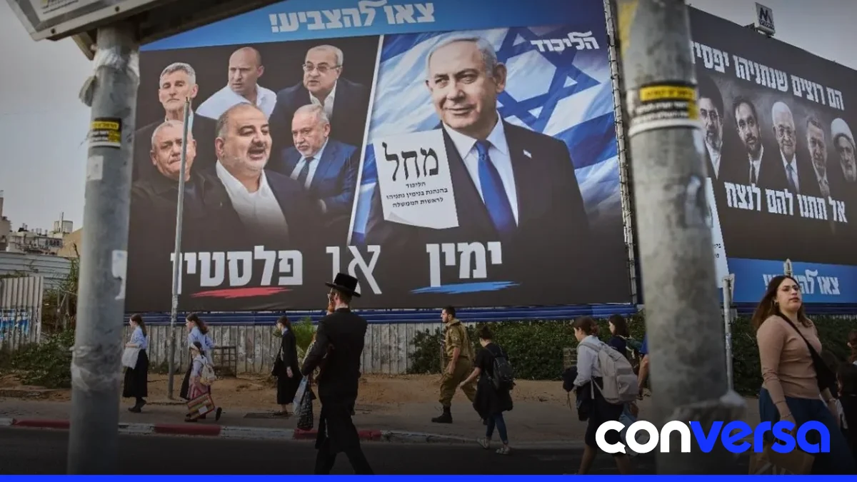 Imagen de urnas electorales en Israel.
